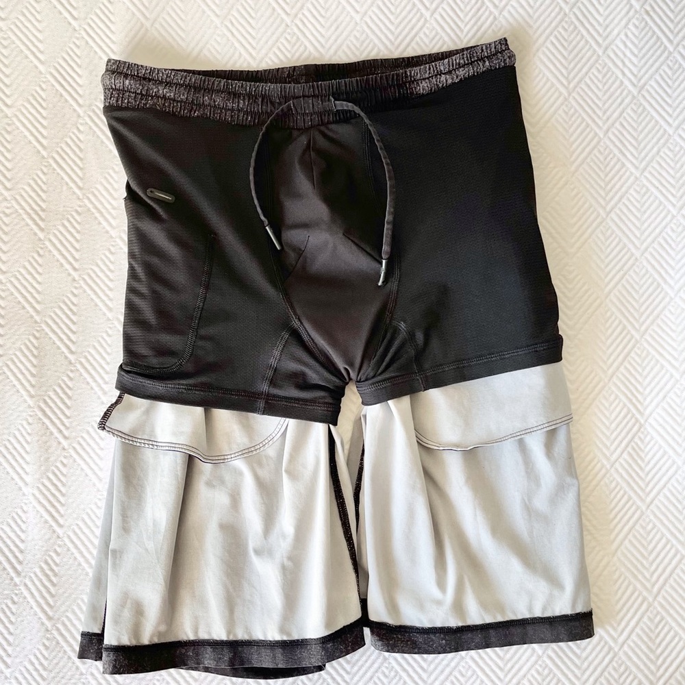 COPY - Lululemon Mens Pace Breaker Out Of Mind Liner 9" Ocean Spray Ice Grey Bl… - Picture 11 of 13